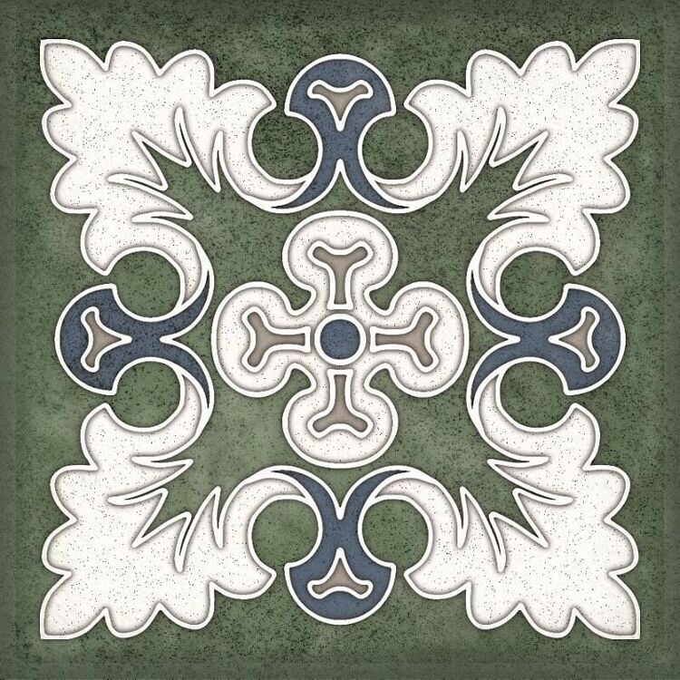 Плитка настенная Smalto Decor 1 Verde